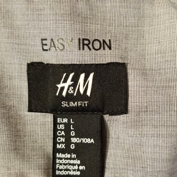 H&M Shirts Hm Mens Button Up Shirt Poshmark